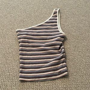 One shoulder tank top